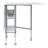 58.5'' x 36.75'' Foldable Craft Table