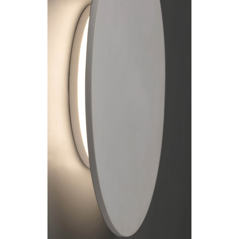 Alwaleed Ceramic LED Flush Mounted Sconce