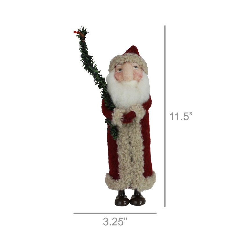 Père Noël avec grand arbre