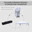 9 pi. L 9 pi. D Pavillon de jardin escamotable en acier