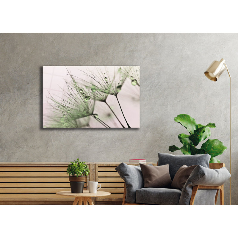 Élégante peinture décorative en verre trempé 18,1 po x 28,3 po | 100% verre trempé, épaisseur: 0,16 pouce | Superbe œuvre d'art pour la décoration intérieure, le salon et les espaces de bureau, durable et facile à nettoyer