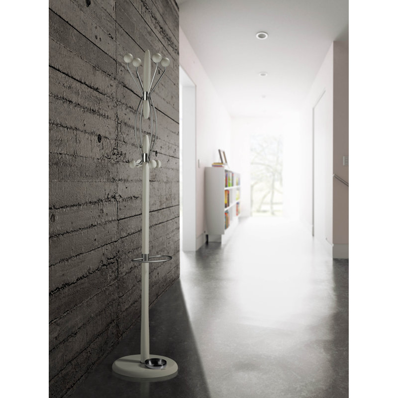 Belew Freestanding 8 - Hook Coat Rack, Mink