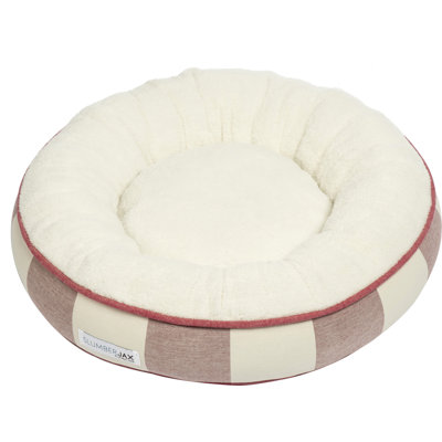 Round Plaid Pet Bed