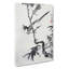 Singing Bird on a Branch by Kawanabe Kyosai - Wrapped Canvas Painting Print-55318009