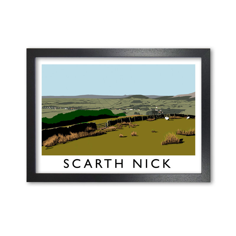 Scarth Nick 1 Piece Single Picture Frame Wall Art, 59.4 cm H x 81.4 cm W x 3 cm D, Black