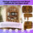 Vintage Arched Carved Wood Cabinet 66 Tall Open Shelf Bookcase For Home Office Storage