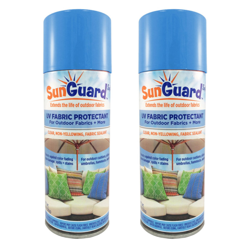 SunGuard UV Fabric Protectant/Sealant Spray, Set of 2