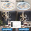 Ventilateurs de plafond avec lumières à DEL à intensité variable Installation encastrée de ventilateurs de plafond modernes-116467017