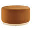 Tilden Large 29" Round Boucle Upholstered Ottoman-96356243