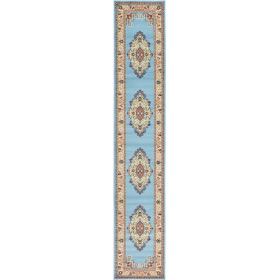 Tapis oriental noir Balthrop
