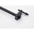 Wall Mount Folding Kitchen Faucet In Matte Black, 360 Swivel, Double Handles For Precise Flow Control, Brass Material, Corrosion Surface Black Pot Filler Mount, Arm Easy Organization, Consistent