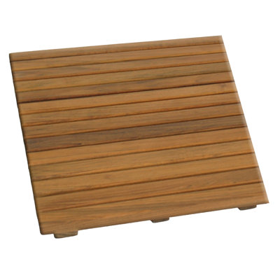 Jeffery Teak Non-Slip Bath Rug