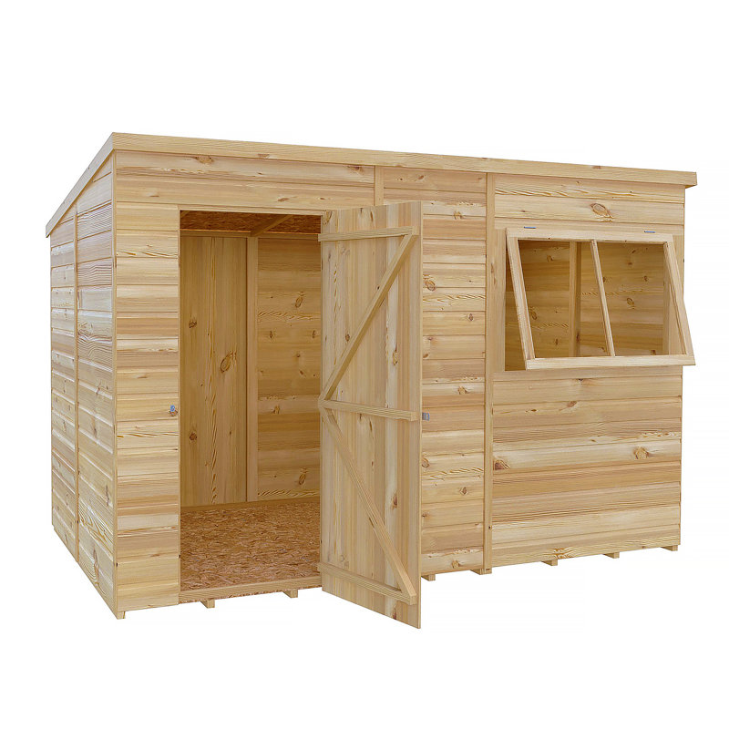 Pent 10 x 6 Shiplap Shed