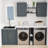 25" L x 22" W Drop-in Laundry Sink-116989294