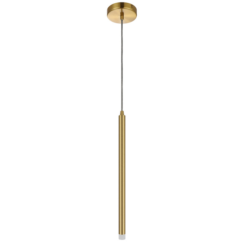 Luminaire suspendu 1 lumière Sanya, Laiton vieilli