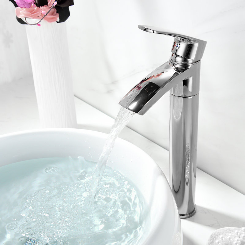 Ariana 12" Polished Chrome Single Hole Vessel Sink Faucet