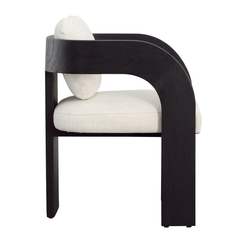 Maravi Linen Blend Upholstered Dining Table