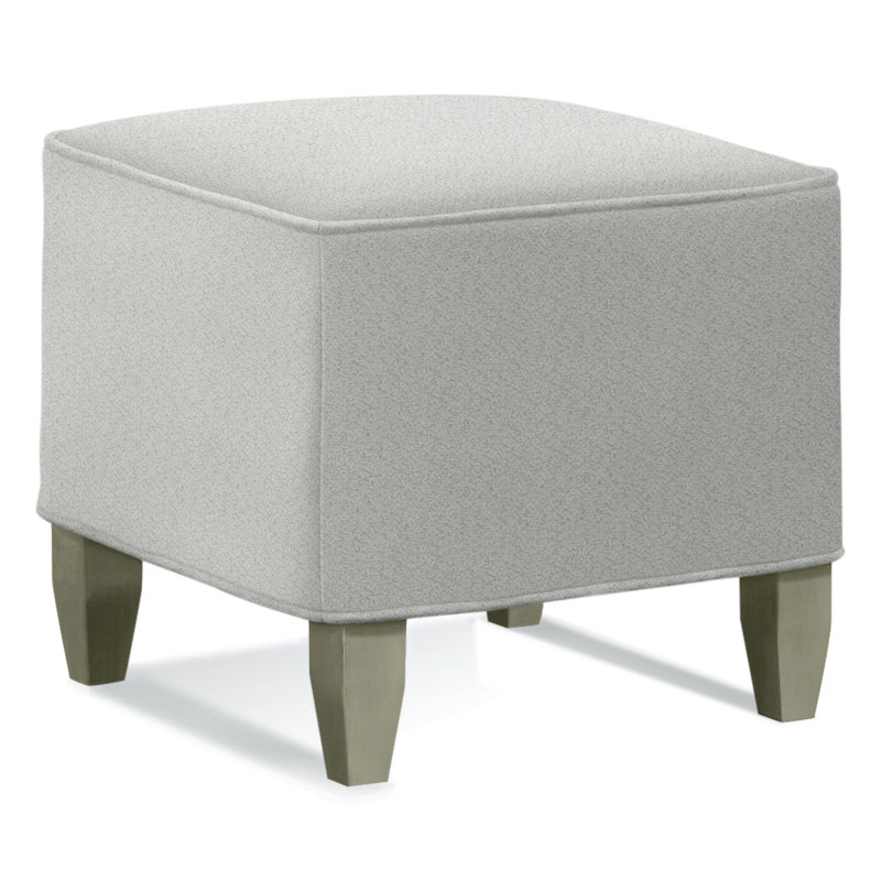 Brooklyn Square Ottoman, Beige Performance Fabric Polypropylene/Olefin, Graystone
