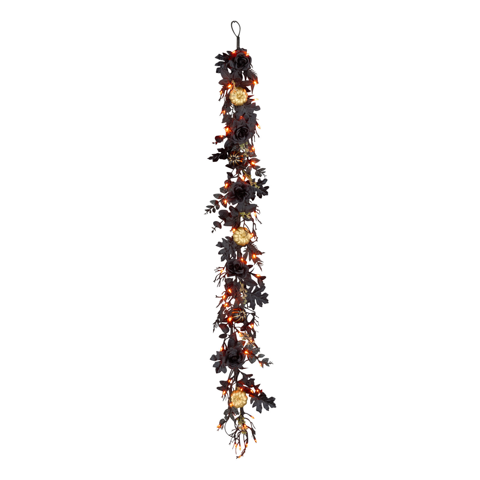 72" L Halloween Garland with LED Lights