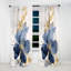 Rideau en velours traditionnel Dandor Hibiscus Tropical Harmony I - 1 panneau-1407352749