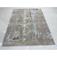 Tapis contemporain gris en laine nouée à la main 8 x 10