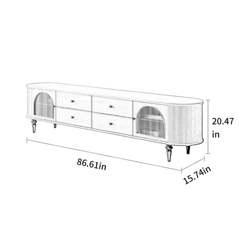 Meuble télé avec rangement en bois de qualité, Noir, noir, noir, noir
