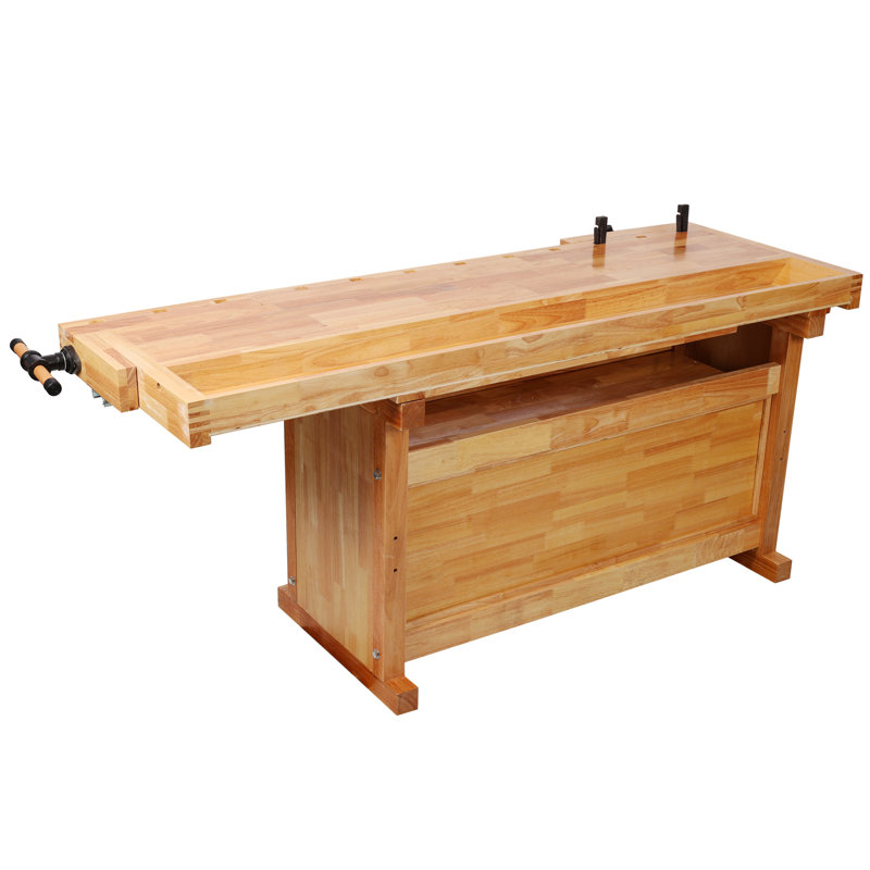 Établi de travail robuste avec rangement