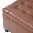 Light Brown PU Storage Ottoman With Rubber Wood Legs, 30.25'' Square Tufted Indoor Ottoman With Lift-Top Storage For Living Room, Bedroom & Entryway,300Lbs Weight Capacity-1889280893