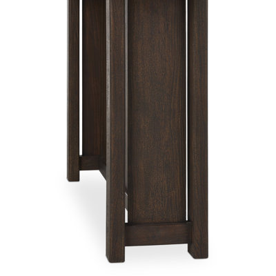 Canton Bar Table-Dark Brown Acacia-Bar