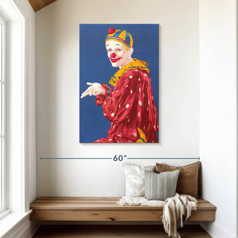 Leisha Clown, 45" H x 30" W