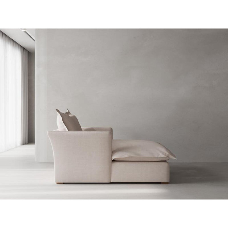 Chaise longue Haven, Blanc