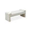 Banc rembourré blanc-1911424530