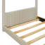 Lit simple en velours-1363028878