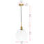 Luminaire suspendu sphérique 1 lumière Hammel-1995852381-1995852380
