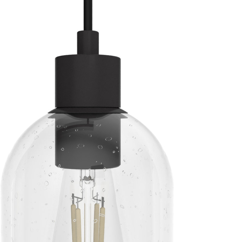 Lochemeade 3 Light Linear Cylinder Pendant, Clear, Noble Bronze