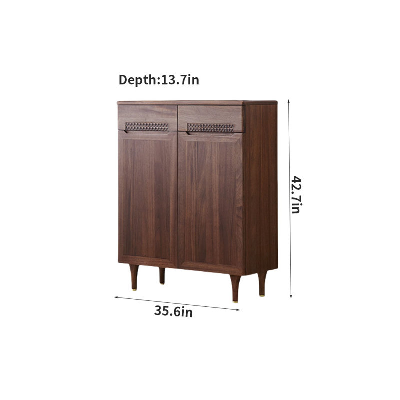 Simple Solid Wood Entrance Cabinet Accent Cabinet