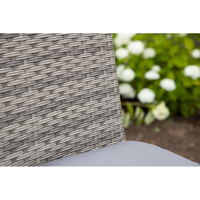 Lelea Metal Outdoor 75cm Bar Stool with Cushion