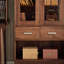 Bibliothèque en bois massif pur