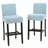 Fabric Barstool with Solid Wood Frame-2043483500
