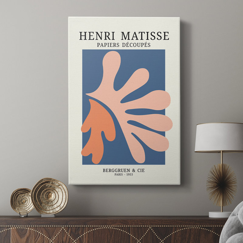 Matisse CDVII, reproduction d'art encadrée Cavas, H 18 po x l 12 po