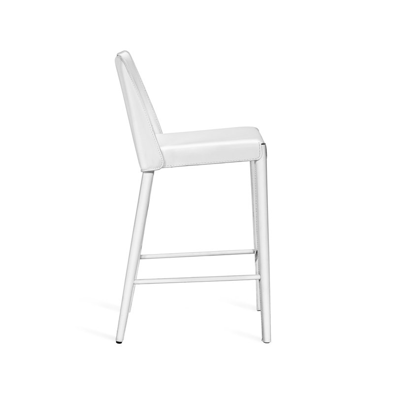 Malin 26" Counter Stool, Winter White