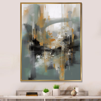 «Henthorn Abstract Design Shapes V», reproduction sur toile
