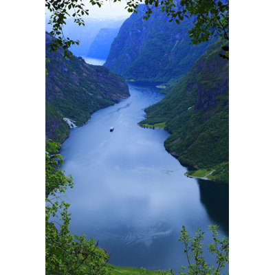 Naeroyfjord Landscape by Agustavop - Wrapped Canvas Print