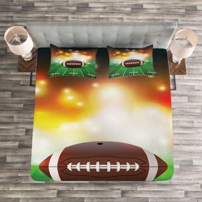 Sports Bedspread Set with Shams