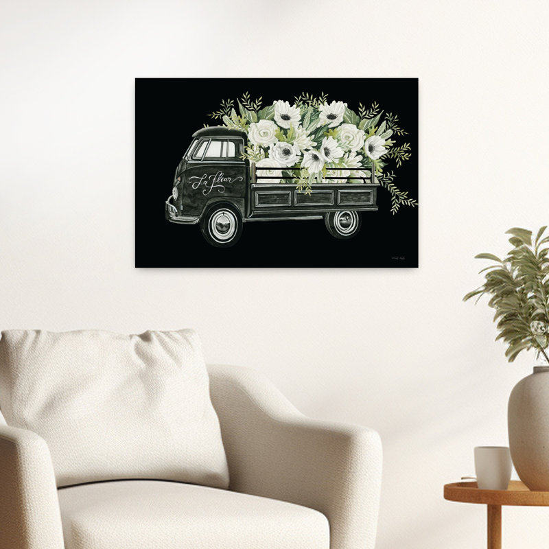 Art floral contemporain fantaisiste, H 16 po x l 24 po