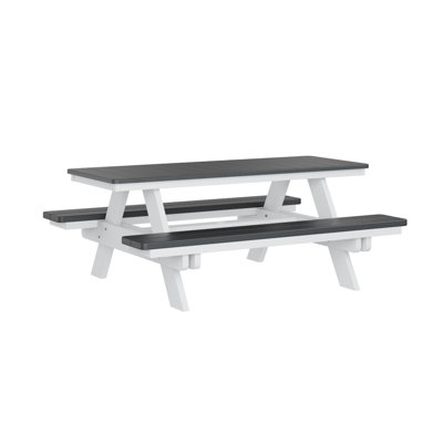 Outdoor Rectangular Picnic Table