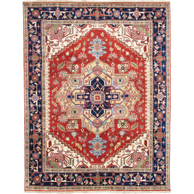 Serapi Hand Knotted Wool Oriental Area Rug