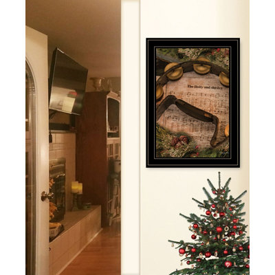 «Holly and Ivy», art mural encadré pour le salon, décoration murale par Robin Lee Vieria