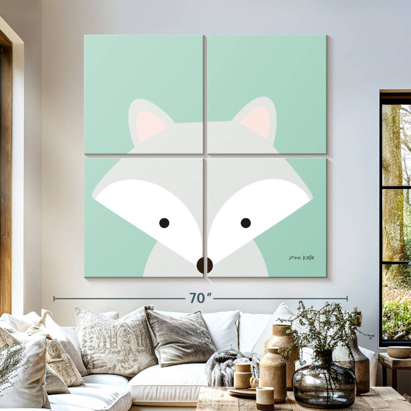 Ashelle Cuddly Fox, H 57 po x l 57 po