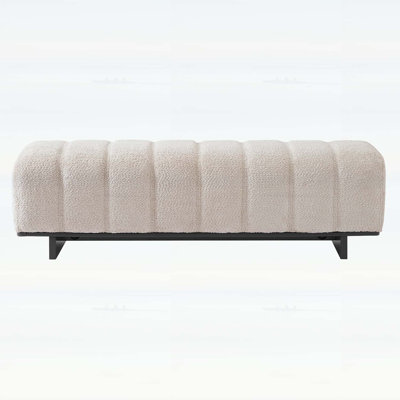 Upholstered Bench with Sturdy Wood Legs,Perfect for Modern Dining and Living Areas